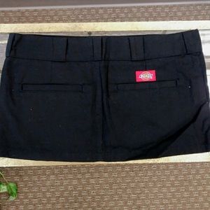 Dickies micro mini black skirt Size 3